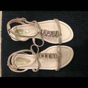 “SOLD” Gold sandals